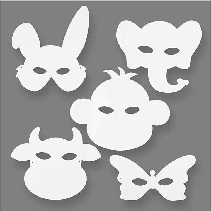 Image du produit Creativ Company Knutsel Maskers Dieren