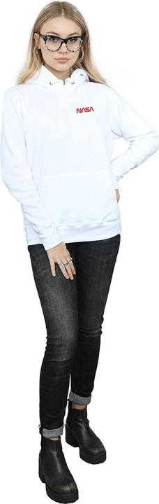 Immagine prodotto Nasa Modern Logo Chest Felpa con Cappuccio Donna (L)