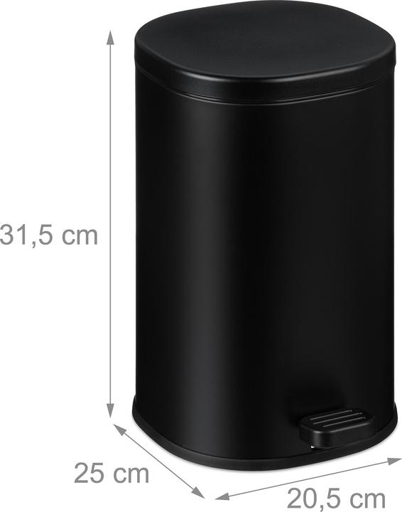 Image du produit Relaxdays Poubelle de toilette (5 l)