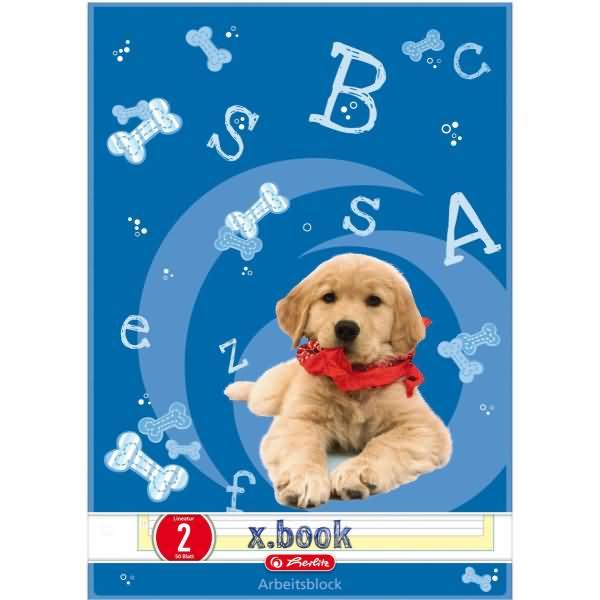 Produktbild Herlitz Arbeitsblock x.book, DIN A4, Lineatur 2 (A4, Liniert, Kein Einband)