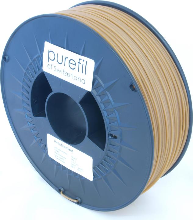 Actual product image Purefil Filament (PLA, Wood, 1.75 mm, 1000 g, Brown)