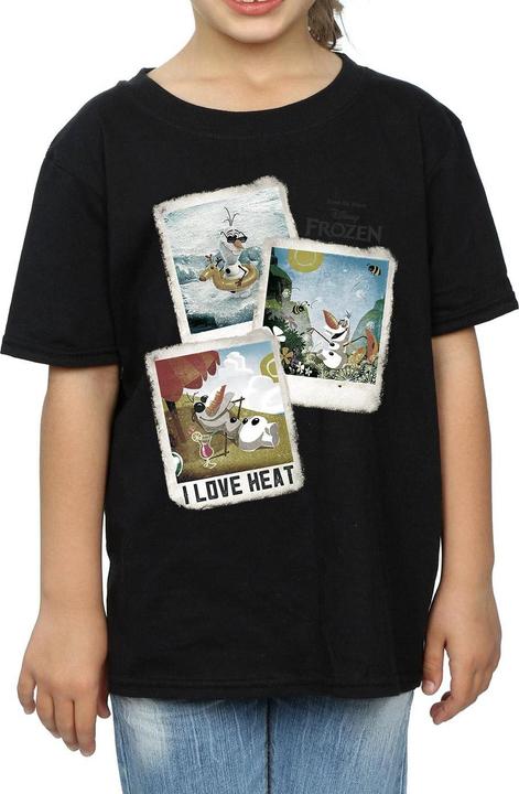 Immagine prodotto Disney Frozen T-shirt en coton Olaf Polaroid pour filles (140, 146)