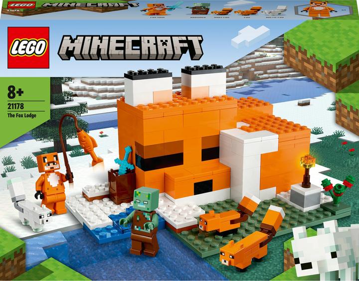 Produktbild LEGO Die Fuchs-Lodge (21178, LEGO Minecraft)