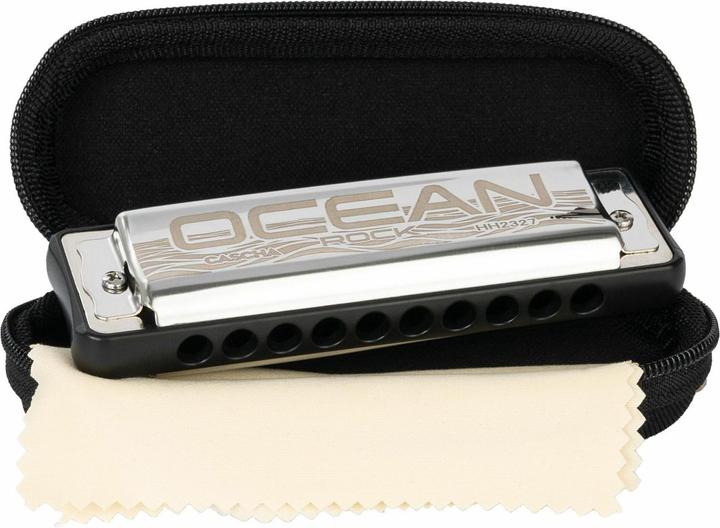 Produktbild Cascha Verlag Ocean Rock Blues Harp, A - Diatonische mondharmonica (Mundharmonika, Diatonisch, A-Dur)