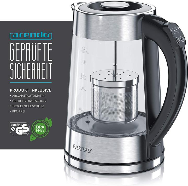 Actual product image Arendo Kettle (1.70 l)