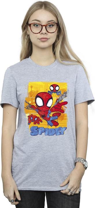 Immagine prodotto Spidey And His Amazing Friends Flying Maglietta Ampia Donna (4XL)