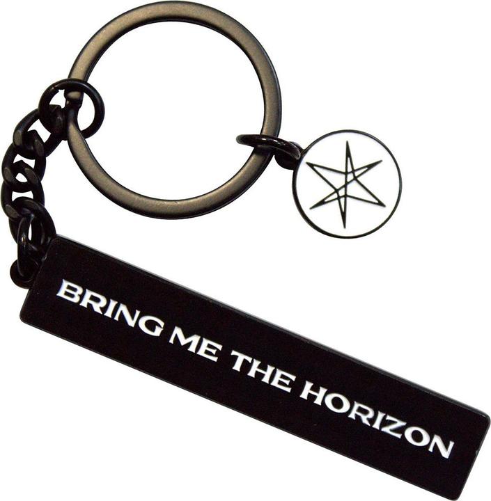 Bring Me The Horizon Text Logo 6-Point Star Charm Schlüsselanhänger