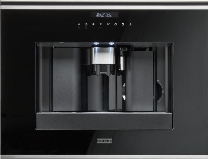 Actual product image Franke Ekspres do kawy FMY 45 CM XS stal /czarne szkło 131.0627.473