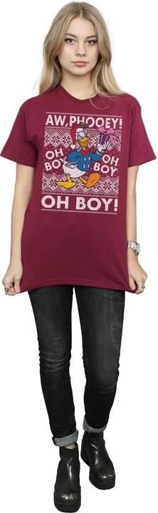 Image du produit Disney - T-shirt DONALD DUCK CHRISTMAS FAIR ISLE - Femme (M)