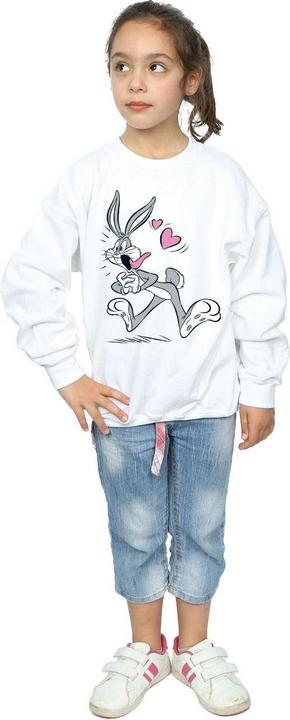 Actual product image Looney Tunes Girls Bugs Bunny In Love Sweatshirt (128)