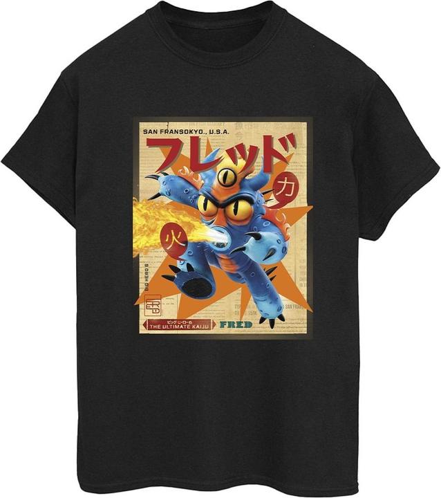 Produktbild Disney Big Hero 6 Baymax Fred Newspaper TShirt (S)