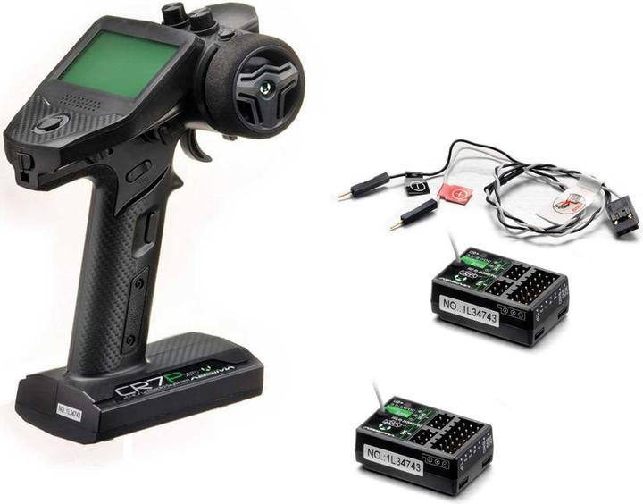 Actual product image Absima 7-channel remote control "CR7P" 2.4GHz ANT incl. 2x receiver