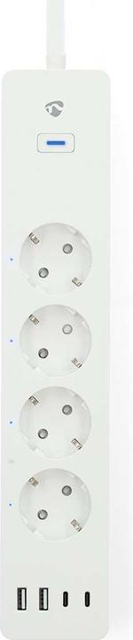 Image du produit Nedis SmartLife Power Strip Wi-Fi | Hybride (CEE 7/7) / USB A / USB-C™ | 16 A | 3680 W | 2.00 m | 0 -