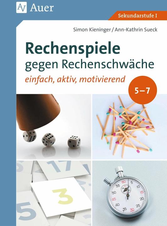 Immagine prodotto Rechenspiele gegen Rechenschwäche 5-7 (Tedesco, Ann Kathrin Sueck, Simon Kieninger, 2021)