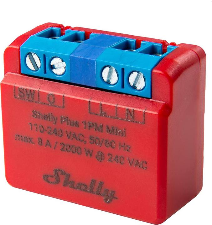 Immagine prodotto Shelly Plus 1PM Mini (Attuatore dell'interruttore)