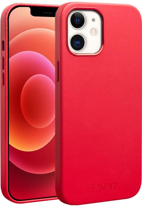 Image du produit QiAlino Coque cuir véritable (compatible MagSafe) (Realme 12 Pro+, Apple iPhone 12)