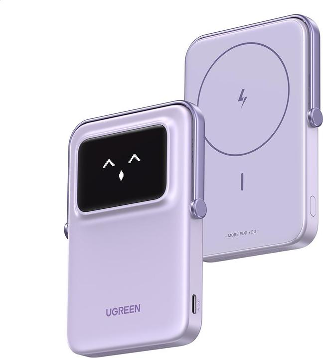 Produktbild Ugreen Magnetic Powerbank 5000mAh Uno PB571, USB-C (purple) (5000 mAh)