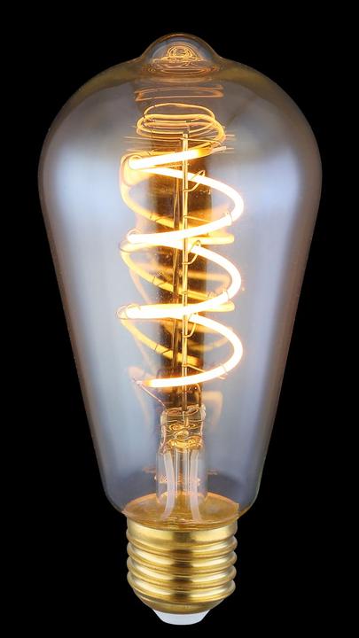 Actual product image Globo LED bulb brass 1xE27 LED Duban (E27, 4 W, 200 lm, 1 x, G)