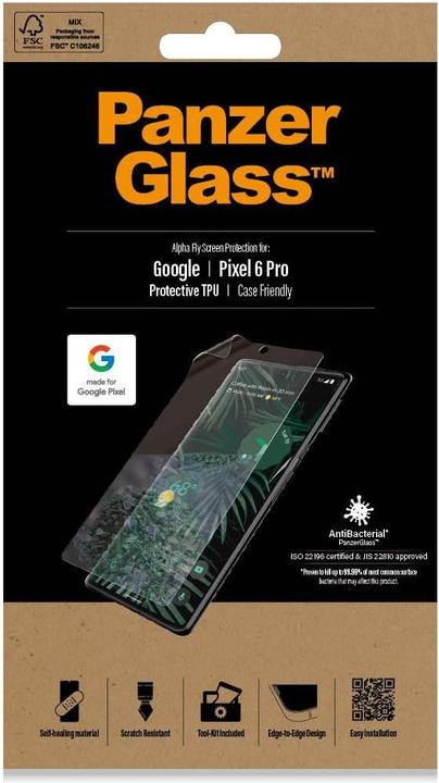 Produktbild PanzerGlass Case Friendly TPU (1 Stück, Google Pixel 6 Pro)