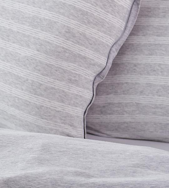 Actual product image Living Home Melange Jersey Double Face (Pillowcase, 65 x 100 cm)