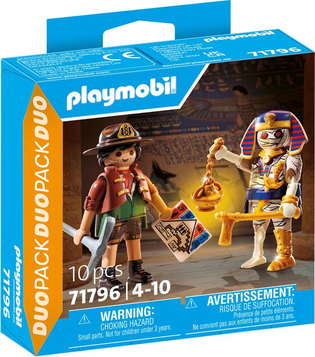 Image du produit Playmobil 71796 Chasseur de trésor et momie (71796)