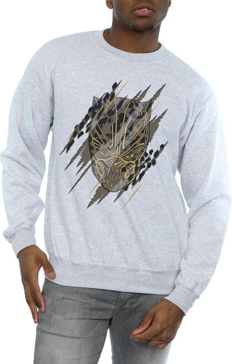 Produktbild Schwarzer Panther Gold Kopf Baumwolle Sweatshirt (XL)
