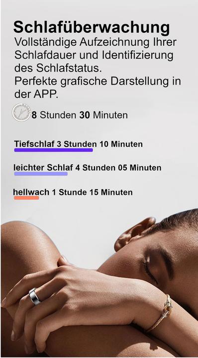 Produktbild Felixx Smart Ring SR6 (11, Schwarz)