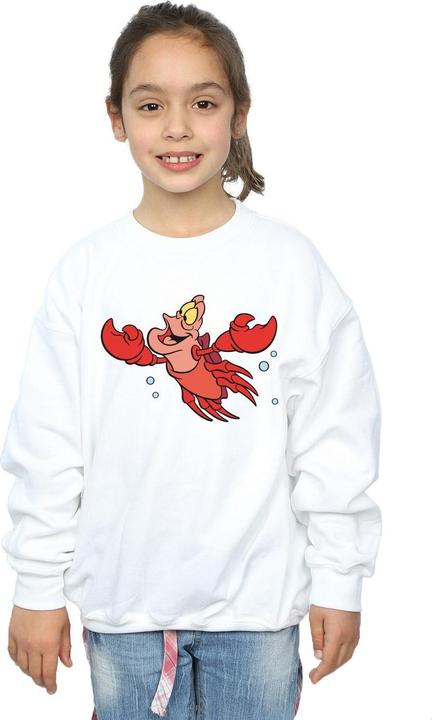 Produktbild Disney The Little Mermaid Sebastian Bubbles Sweatshirt Mädchen (152, 158)