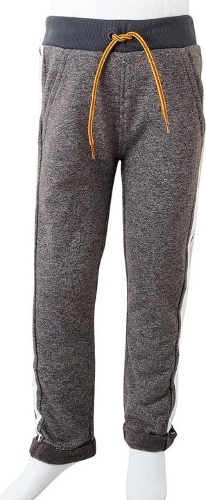 Immagine prodotto VidaXL Pantaloni della tuta da ginnastica per bambini grigio scuro melange 92,Materiale: 80 (92)