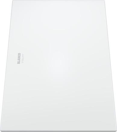 Blanco Cutting board made of white satinised safety glass