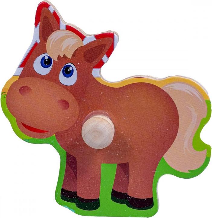 Immagine prodotto Smily Gioca Gioca al puzzle della fattoria di legno 7 El (7 pezzi)
