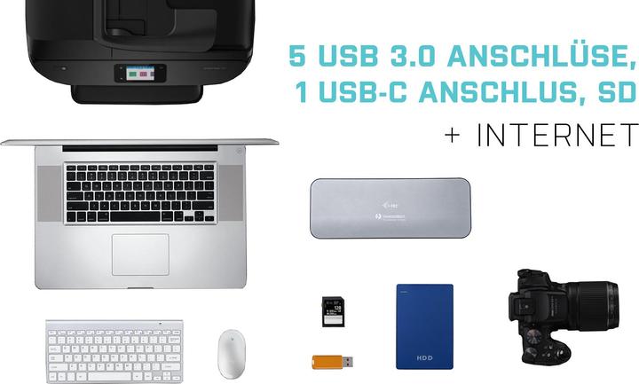 Produktbild i-tec Thunderbolt 3 Dual Dock (Thunderbolt, 1 Ports)