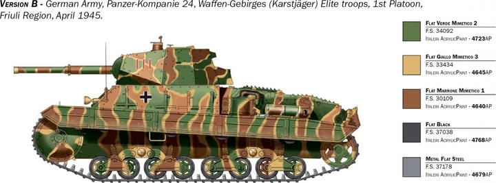Immagine prodotto 1:35 Carro Armato P40