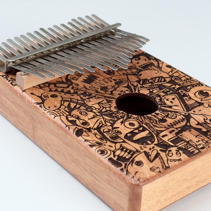 Produktbild Sela Art Series Kalimba 17 Little Monster Laser