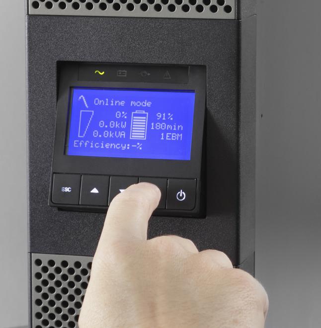 Actual product image Eaton 9PX 1500i RT2U Netpack (1500 VA, 1500 W, Online double converter UPS)