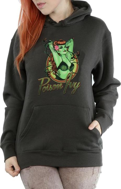 Immagine prodotto Universal Textiles Felpa con Cappuccio Poison Ivy Distintivo Donna (S)