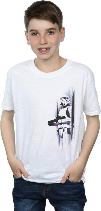Actual product image Star Wars Boys Stormtrooper Brushed Cotton T-Shirt (116)