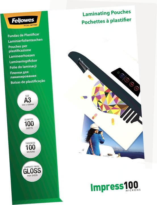 Fellowes Impress 100 (A3, 100 Stück, 100 µm)