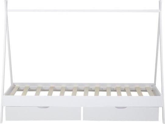 Image du produit Homestyle4u Lit d'enfant TIPI avec caissons de lit (90 x 200 cm)