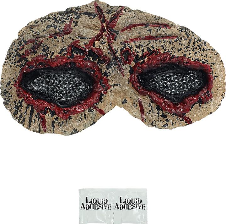 Produktbild Widmann ZOMBIE AUGEN- FX LATEX PROTHESE mit 2 St. flüssigem Latexkleber