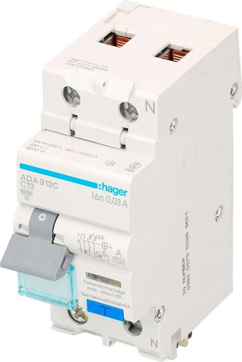 Actual product image Hager FI-LS 1P+N