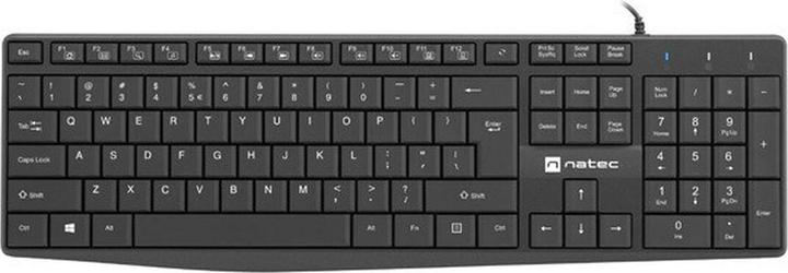 Produktbild Genesis NATEC Keyboard Nautilus US slim black (Eng. Int., Kabelgebunden)