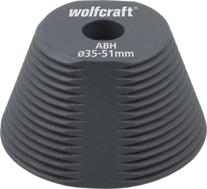 wolfcraft Hole Enlarging Tool for Hole Saws, Ø 46-62 mm (62 millimetres)