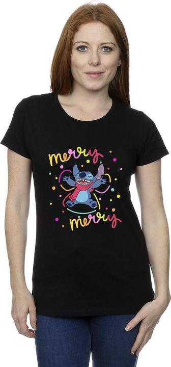 Produktbild Disney Lilo & Stitch Merry Rainbow TShirt (L)