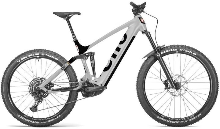 Actual product image Cilo E-mountain bike Diamondcross CXF°05+, silver, L (47 cm)
