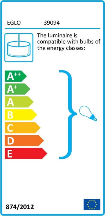 Energy Label EGLO Basilano (100 cm)