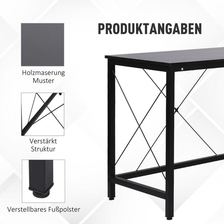 Image du produit Homcom Bureau en angle (150 x 150 x 76 cm)