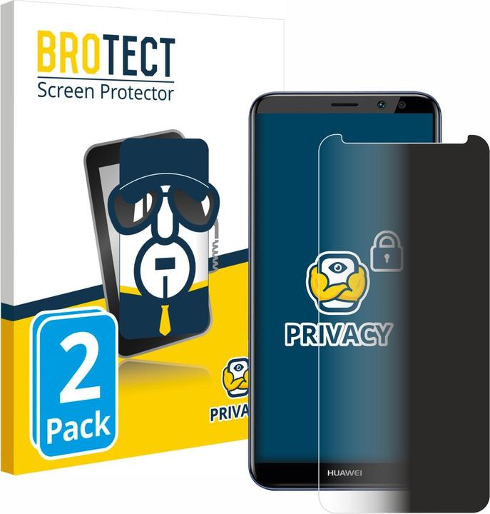 Actual product image BROTECT Privacy Protector (2 Piece, Huawei Nova 2i)