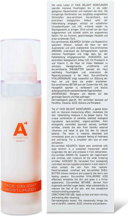 Actual product image A4 Health and Beauty Face Delight Moisturizer (50 ml, Face toner)