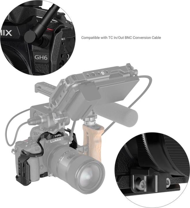 Produktbild SmallRig Black Mamba Series Camera Cage for Panasonic LUMIX GH6 3440